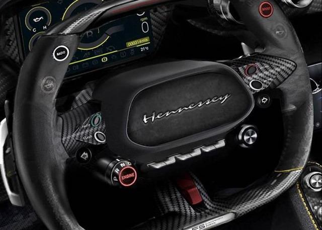极速484km/h  hennessey venom f5内饰官图