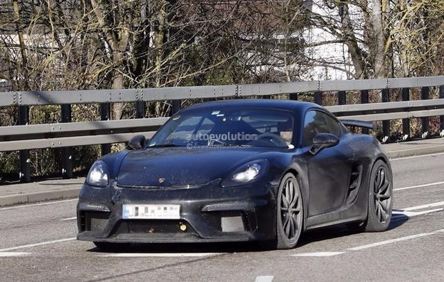 造型惊艳 保时捷718 cayman gt4谍照曝光