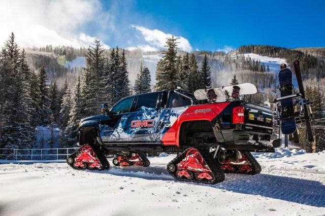 最强雪地概念车 gmc sierra all mountain