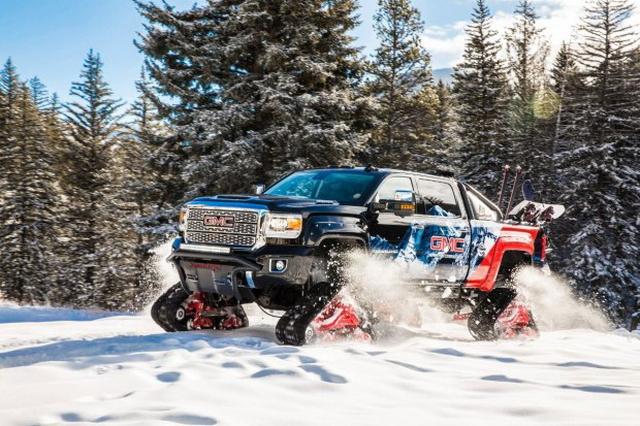 最强雪地概念车 gmc sierra all mountain