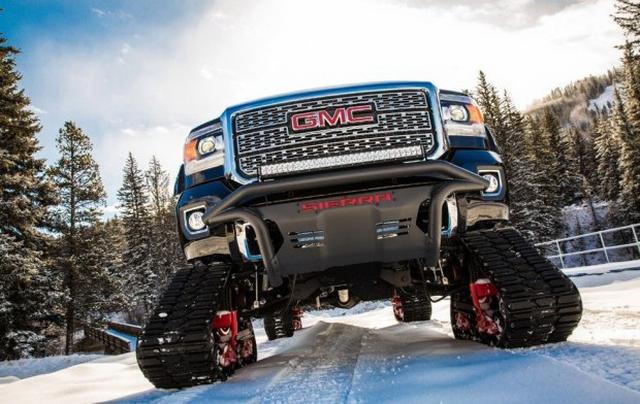最强雪地概念车 gmc sierra all mountain