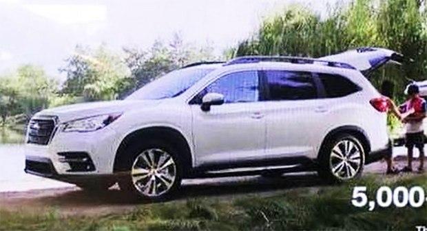 定位中大型suv 斯巴鲁ascent量产版官图
