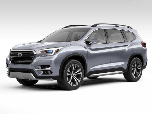 定位中大型suv 斯巴鲁ascent量产版官图