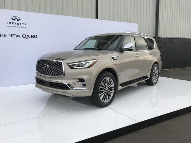 英菲尼迪全新qx80正式亮相 外观升级调整