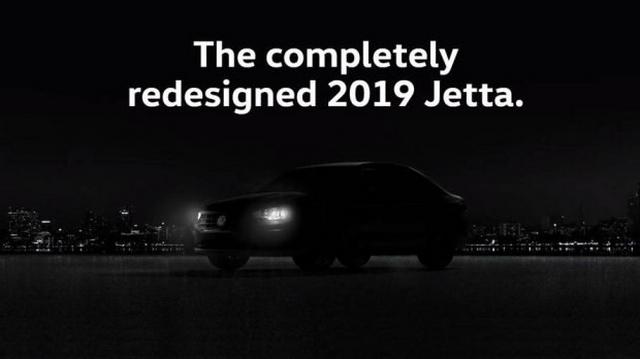 大众全新jetta预告图发布 将于2018年亮相