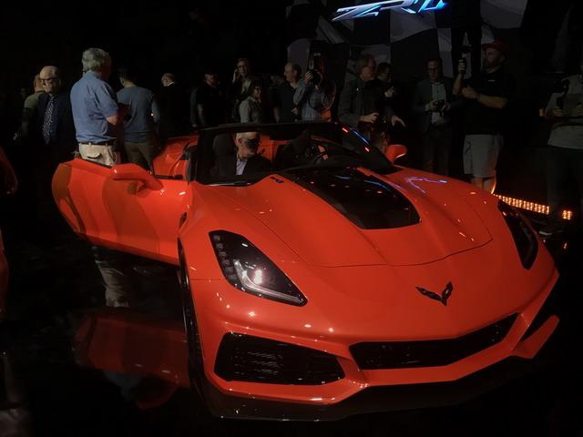 史上最强动力 科尔维特zr1敞篷版亮相