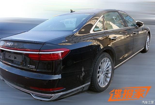 新奥迪a8l e-tron路试谍照 有望2018年上市