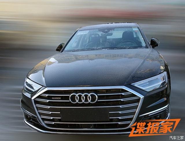 新奥迪a8l e-tron路试谍照 有望2018年上市