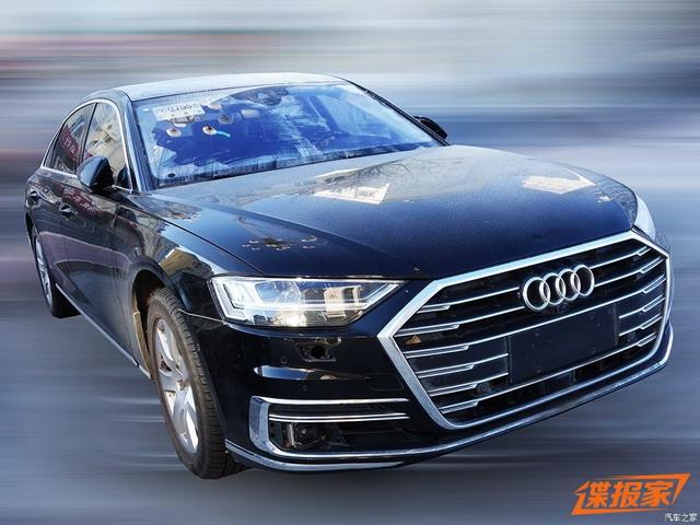 让宝马7系很紧张 全新奥迪a8l国内最新谍照