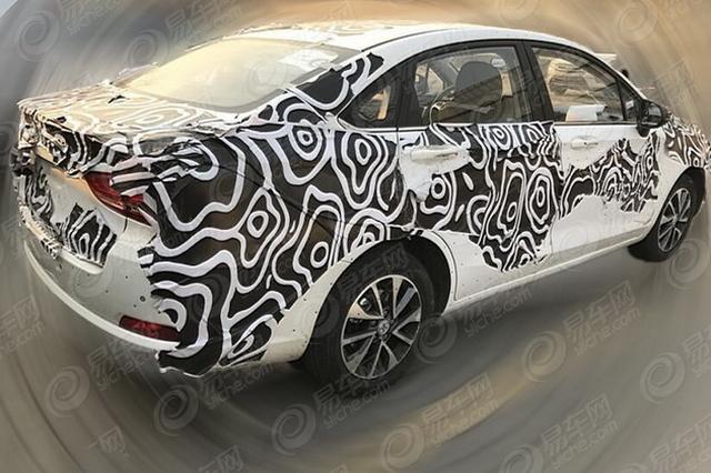 绅宝全新d50 4at车型谍照 或2018年上市