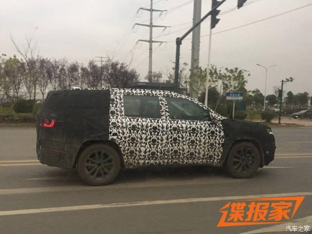 霸气大空间 jeep全新7座suv测试谍照曝光