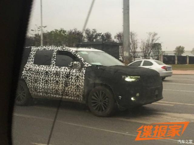 霸气大空间 jeep全新7座suv测试谍照曝光