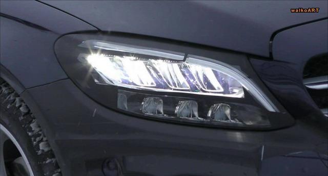 全新大灯造型 新款奔驰c级将于2018年初发布