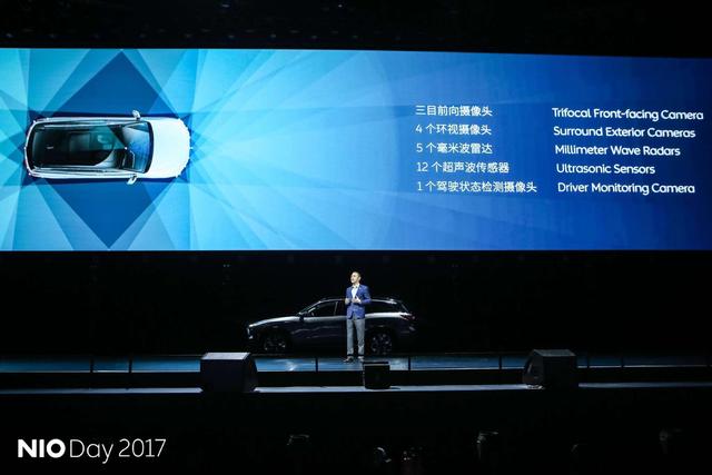 蔚来es8独家体系揭秘 汽车人工智能首次应用