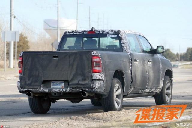 经典美式皮卡 曝道奇新一代ram 1500谍照