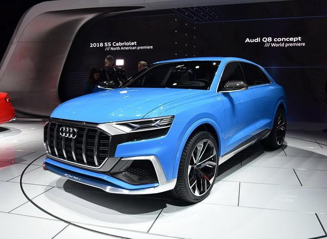 搭载3.0t/4.0t发动机 奥迪q8低伪谍照曝光