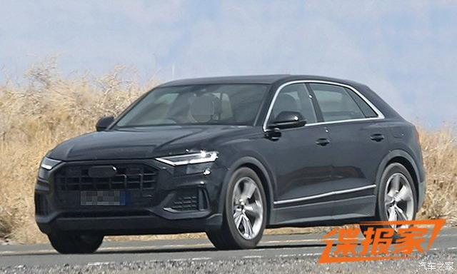 搭载3.0t/4.0t发动机 奥迪q8低伪谍照曝光