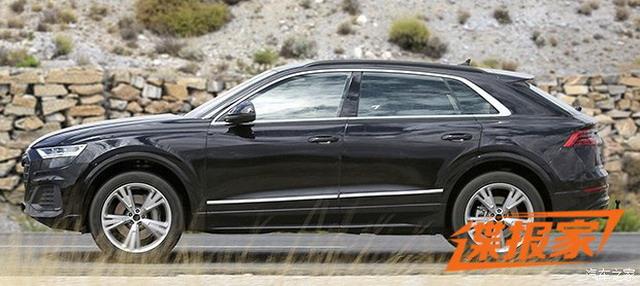 搭载3.0t/4.0t发动机 奥迪q8低伪谍照曝光