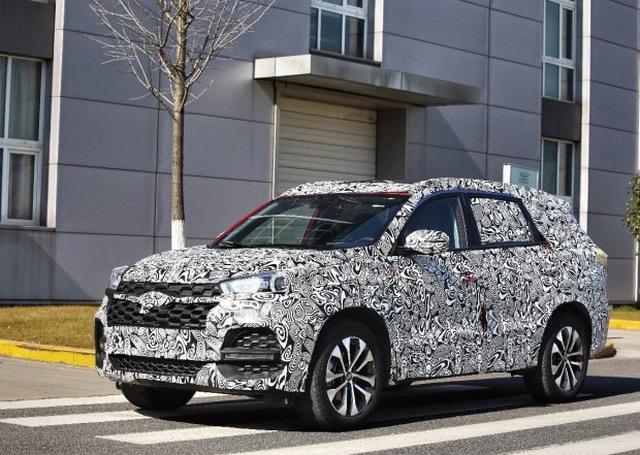 曝奇瑞7座suv t18谍照 将2018上半年上市