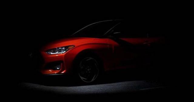 现代新veloster飞思最新预告 亮相北美车展