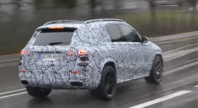 或推出混合动力 奔驰全新amg gle53谍照曝光