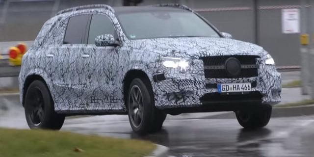 或推出混合动力 奔驰全新amg gle53谍照曝光