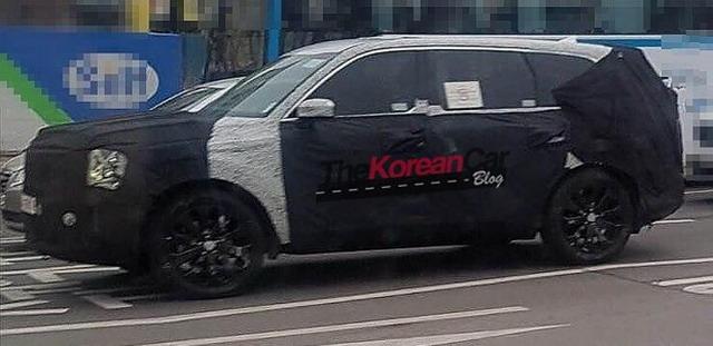 旗舰豪华suv 曝起亚telluride量产版谍照