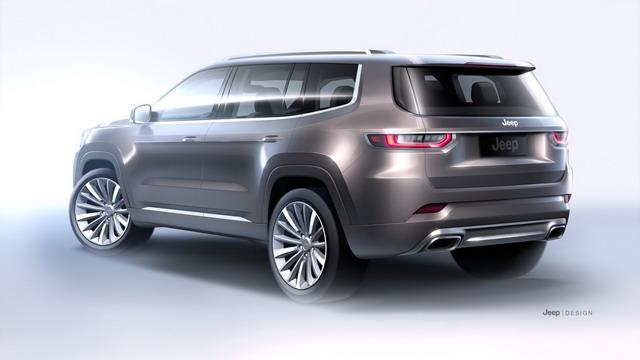 商务化高端suv jeep大指挥官官图发布