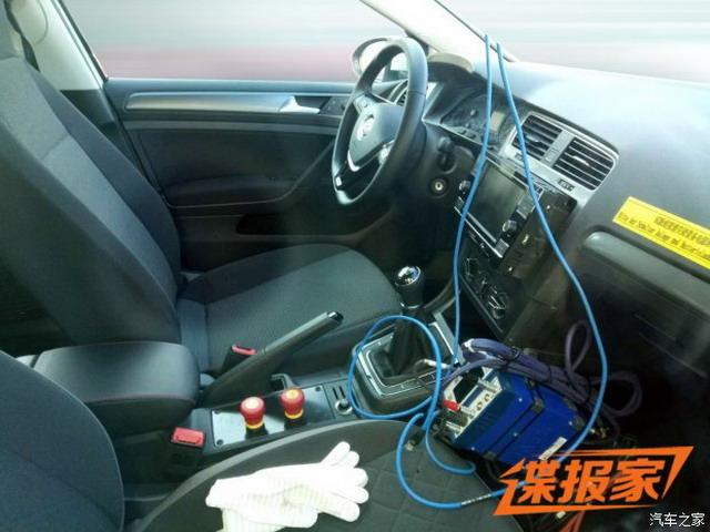 或搭1.5t动力 疑似全新高尔夫测试车谍照
