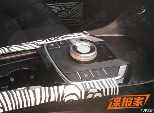 帝豪gs电动版内饰谍照 采用旋钮式换挡